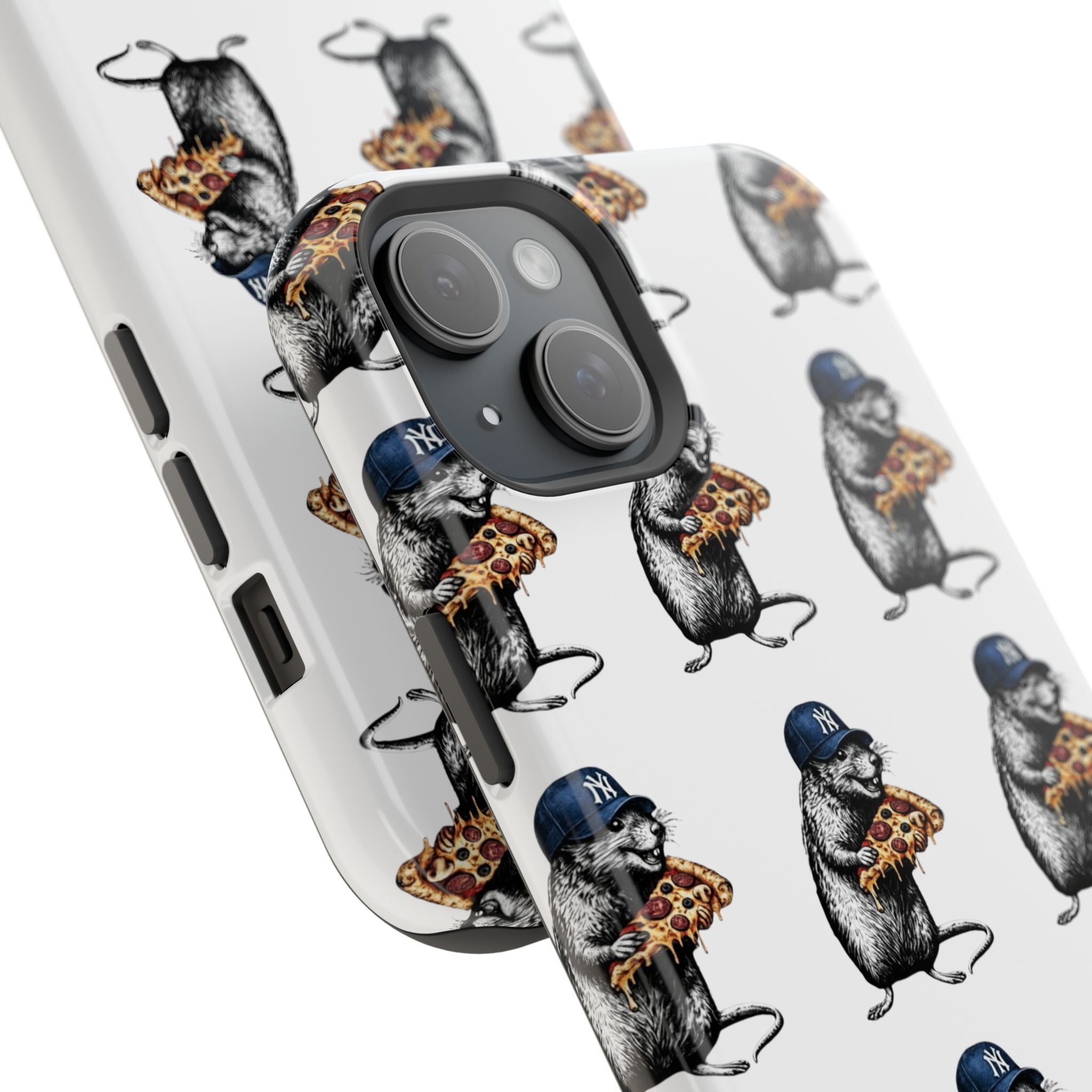 NY Pizza-Loving Rat Magnetic Phone Case