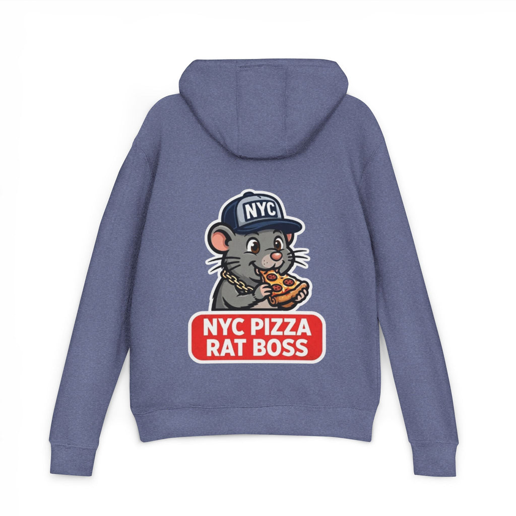 NYC Pizza Rat Boss Hoodie — 'Where the Rats Eat Better.' Graphic Pullover
