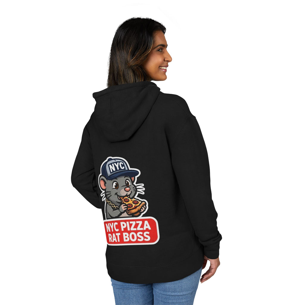NYC Pizza Rat Boss Hoodie — 'Where the Rats Eat Better.' Graphic Pullover