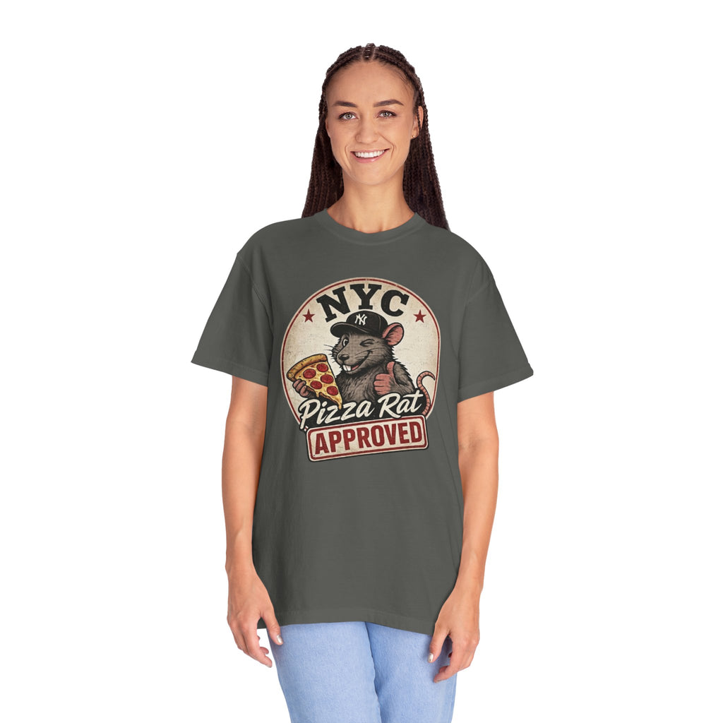 Pizza Rat Approved T-Shirt — NYC Vintage Pizza Lover Tee