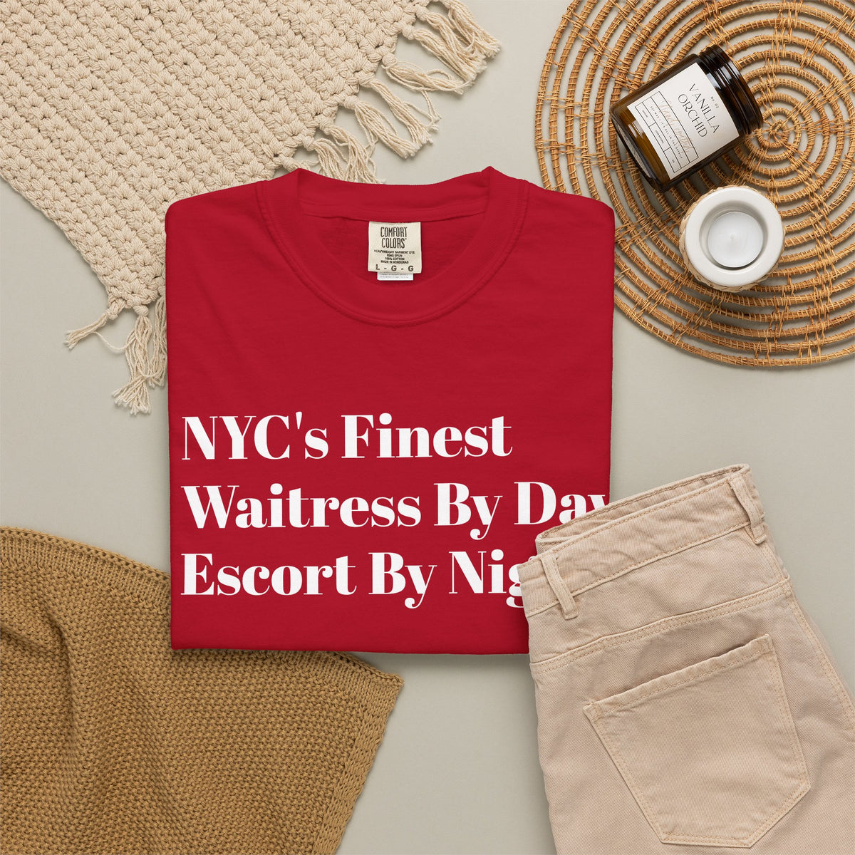 NYC's Finest. Waitress by day. Escort by night. Tee Shirt