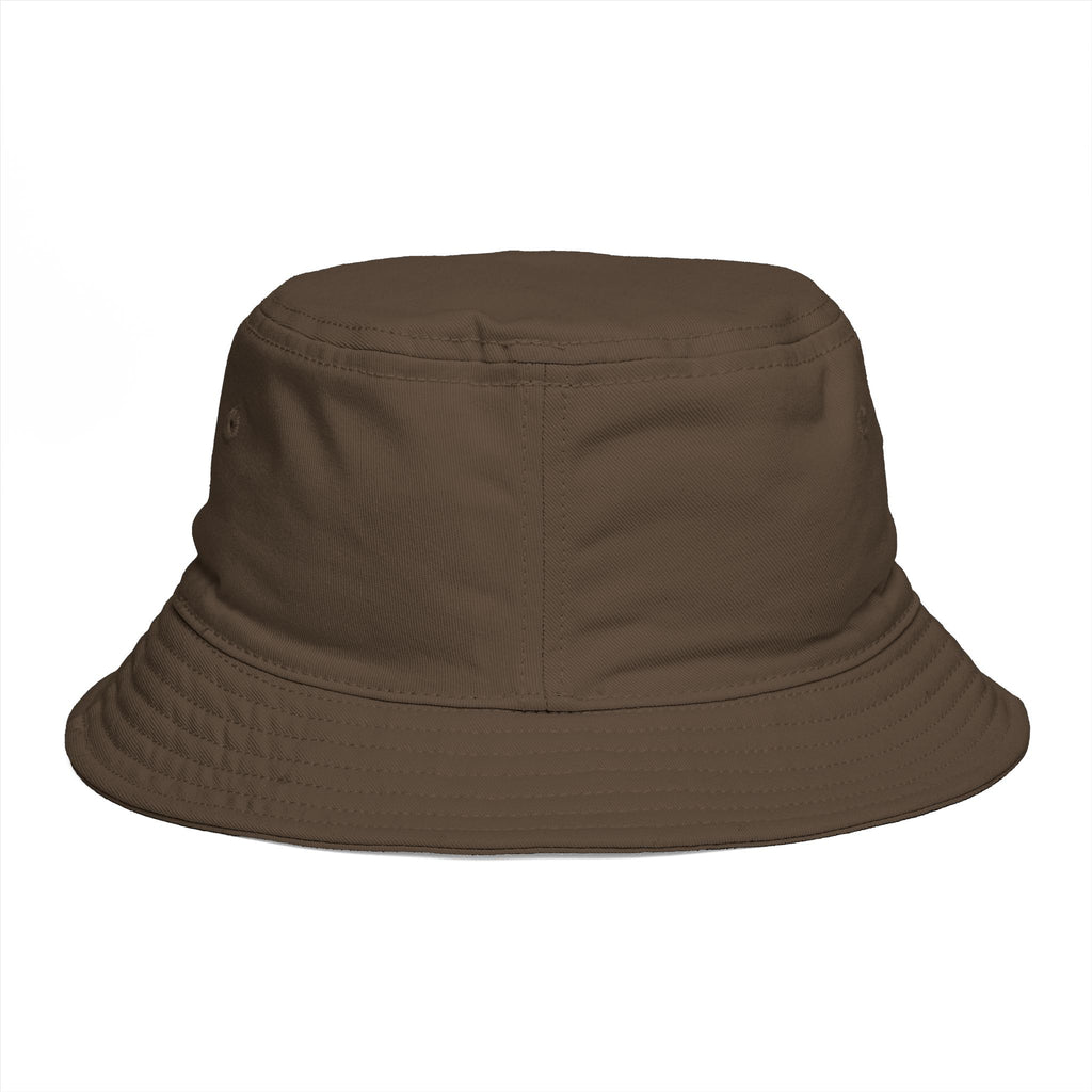 Bucket Hat — Retro Fishing Lure Graphic “Catch Again!” Cap