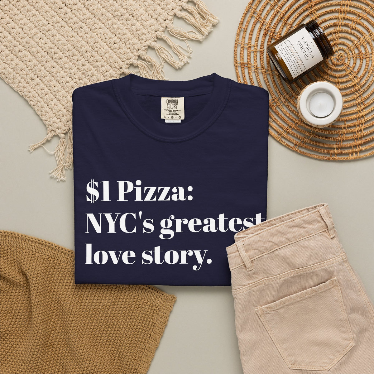 $1 Pizza - NYC's Greatest - Love Story - Tee Shirt