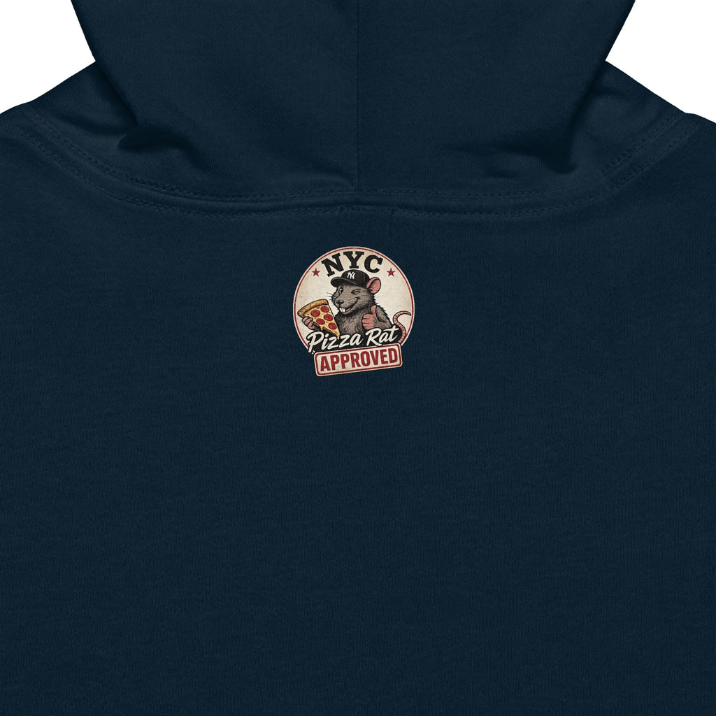 NYC Distressed Zip-Up Hoodie — Vintage New York Graphic Hoodie