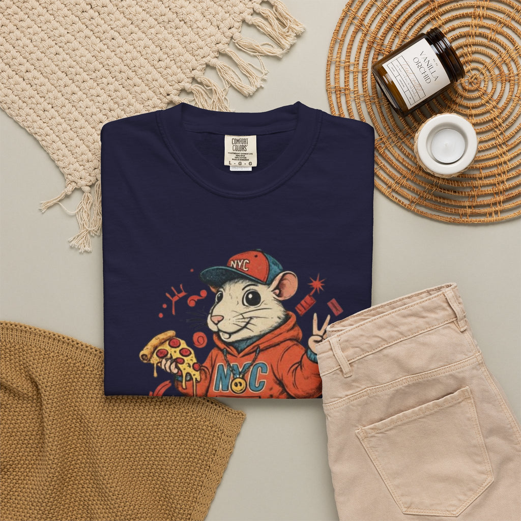 Teenage Rat Skateboarder Tee — Cute Streetwear Graphic T‑Shirt
