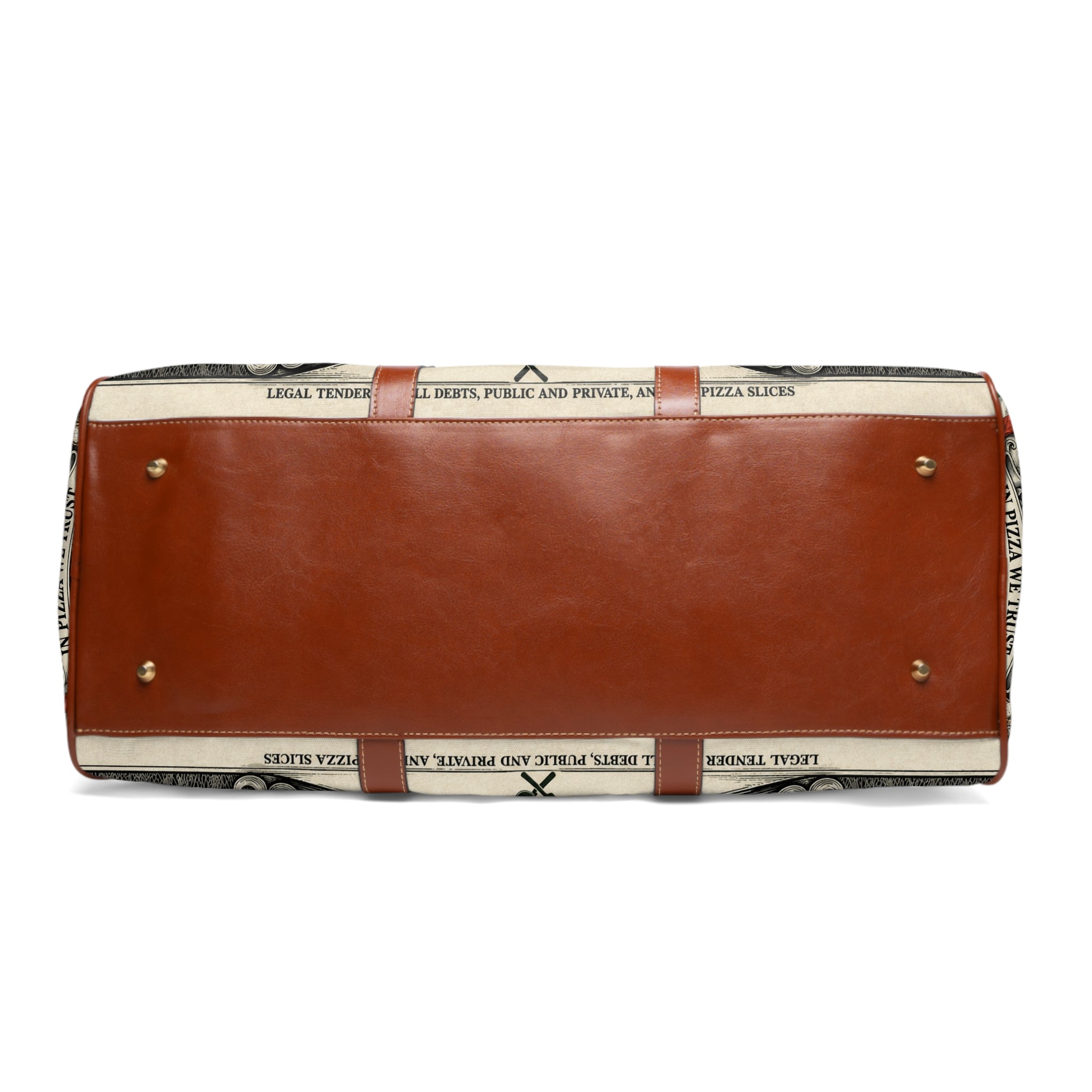 Italian Pizza Rat Waterproof Travel Bag — 'In Pizza We Trust' Duffle for Foodies & Travelers