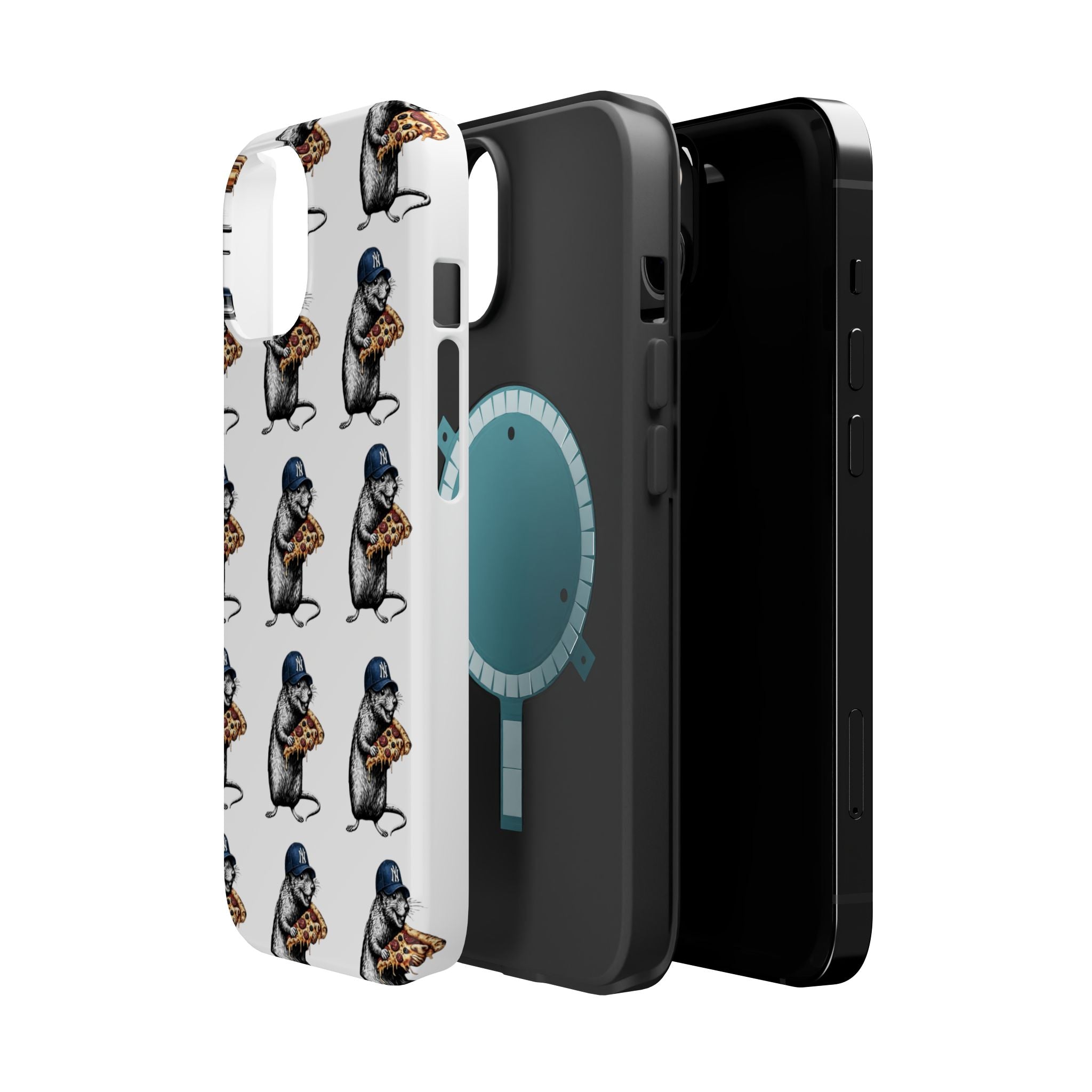 NY Pizza-Loving Rat Magnetic Phone Case