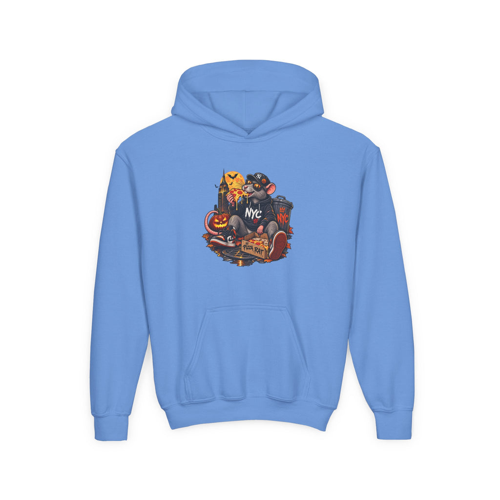 Youth Hoodie — Halloween NYC Costume Pizza Rat Graphic