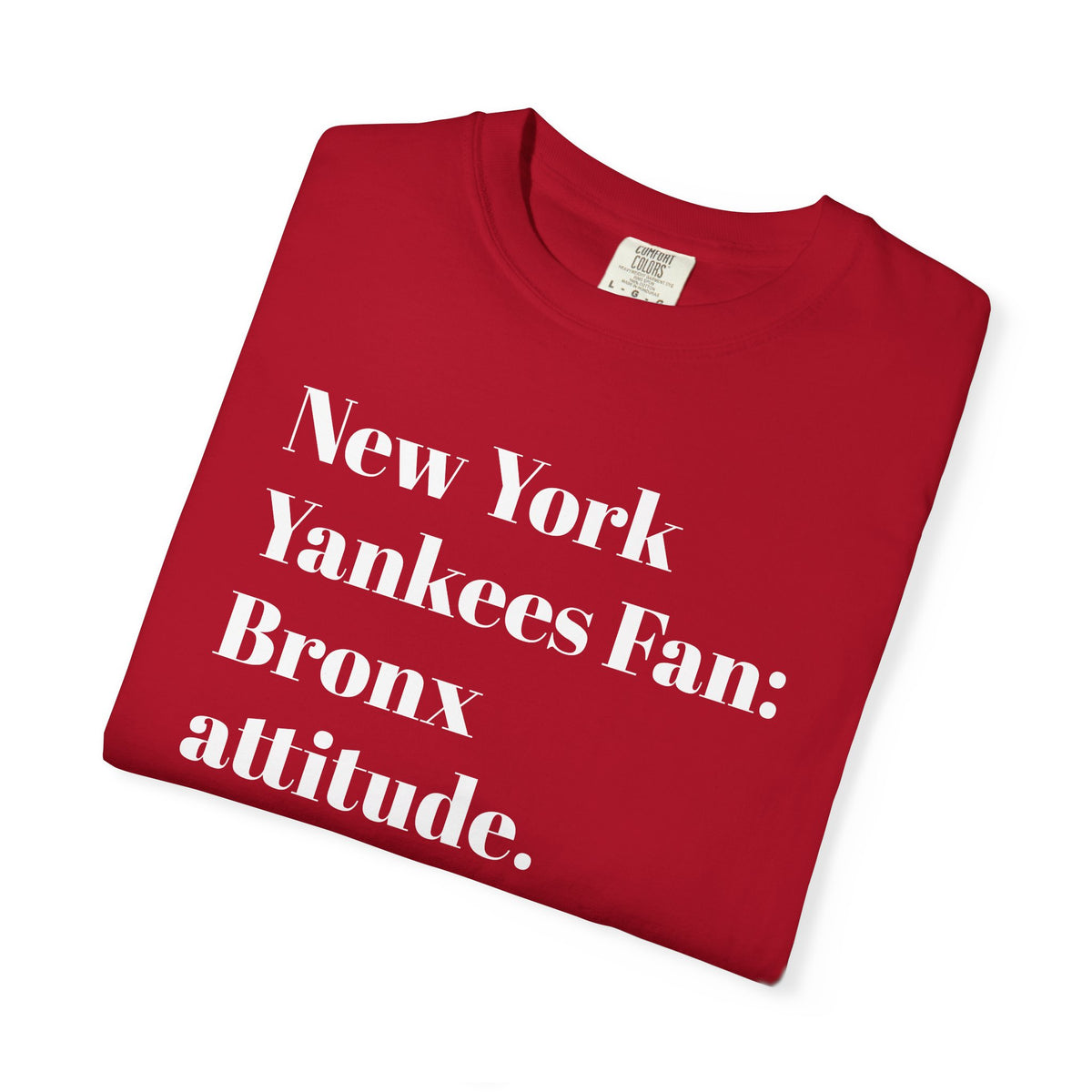 NY Yankees Fan: Bronx Attitude. Tee Shirt