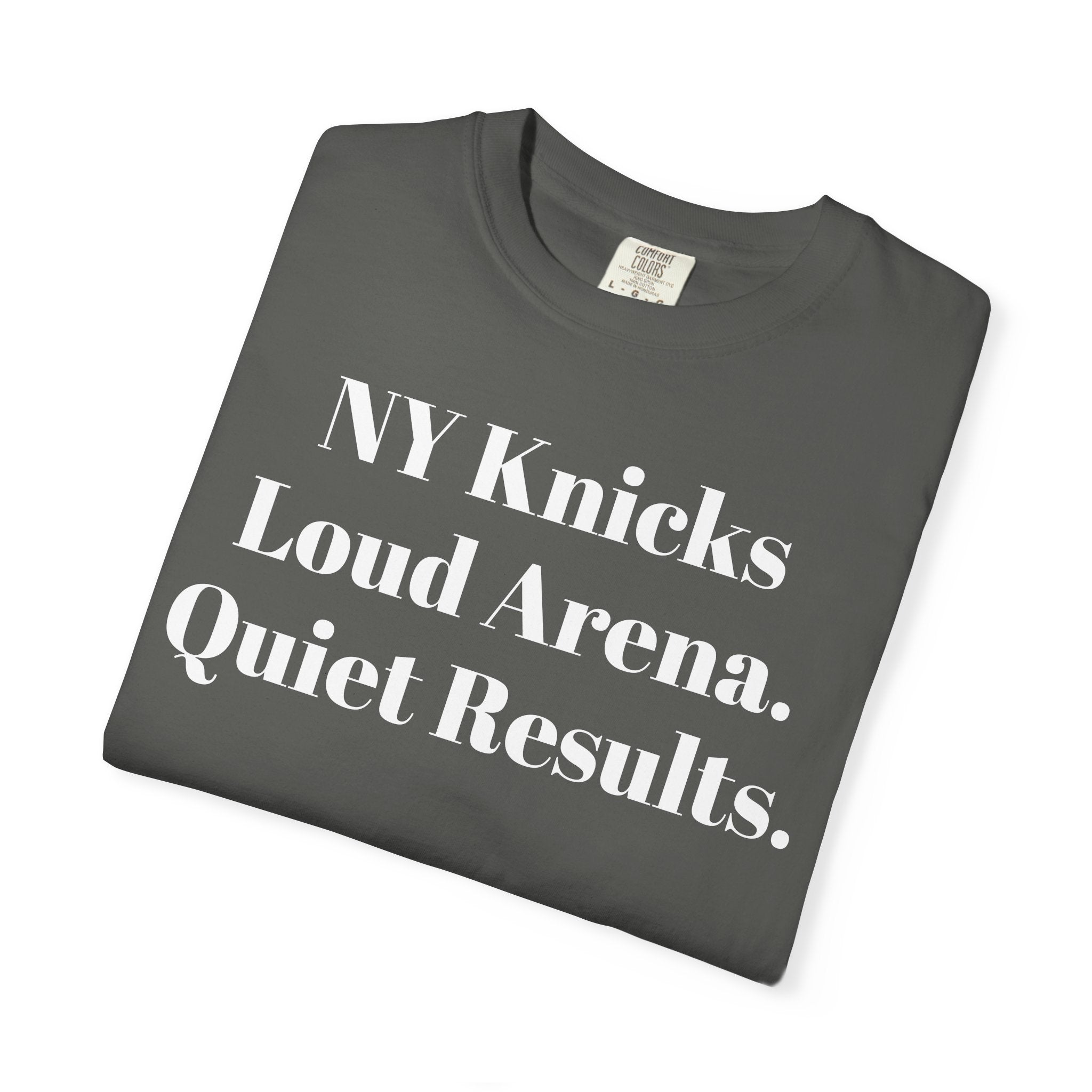 NY Knicks. Loud Arena. Quiet Results.