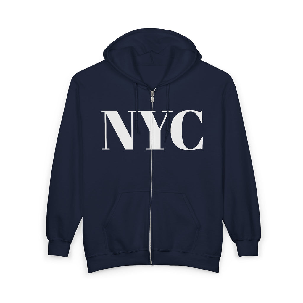 NYC Pizza Rat Zip Hoodie — Pizza Rat Graphic Full-Zip Sweatshirt