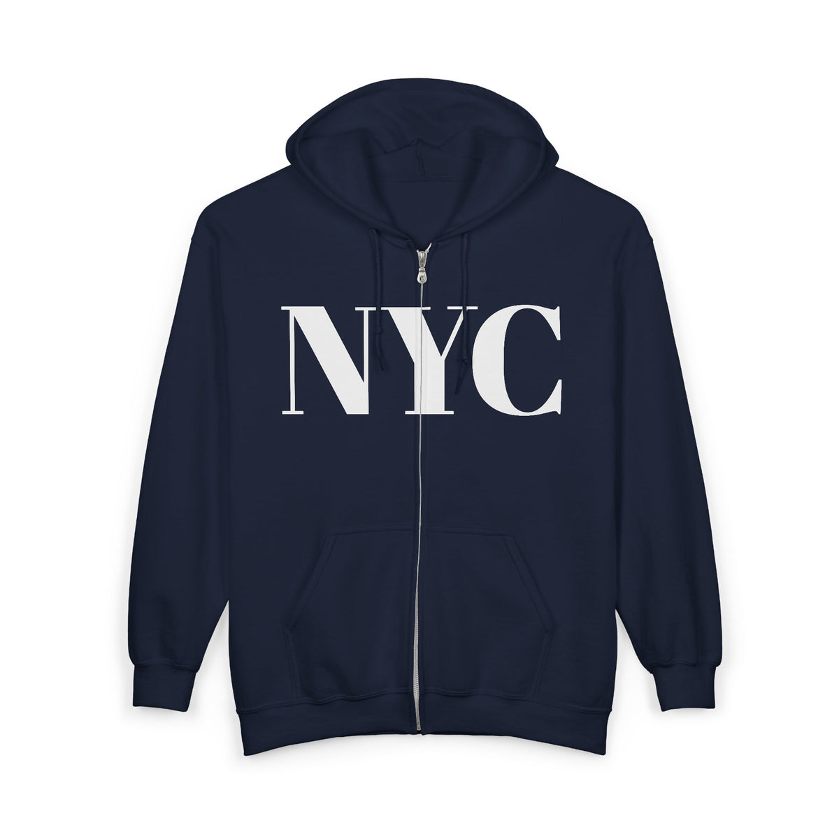 NYC Pizza Rat Zip Hoodie — Pizza Rat Graphic Full-Zip Sweatshirt