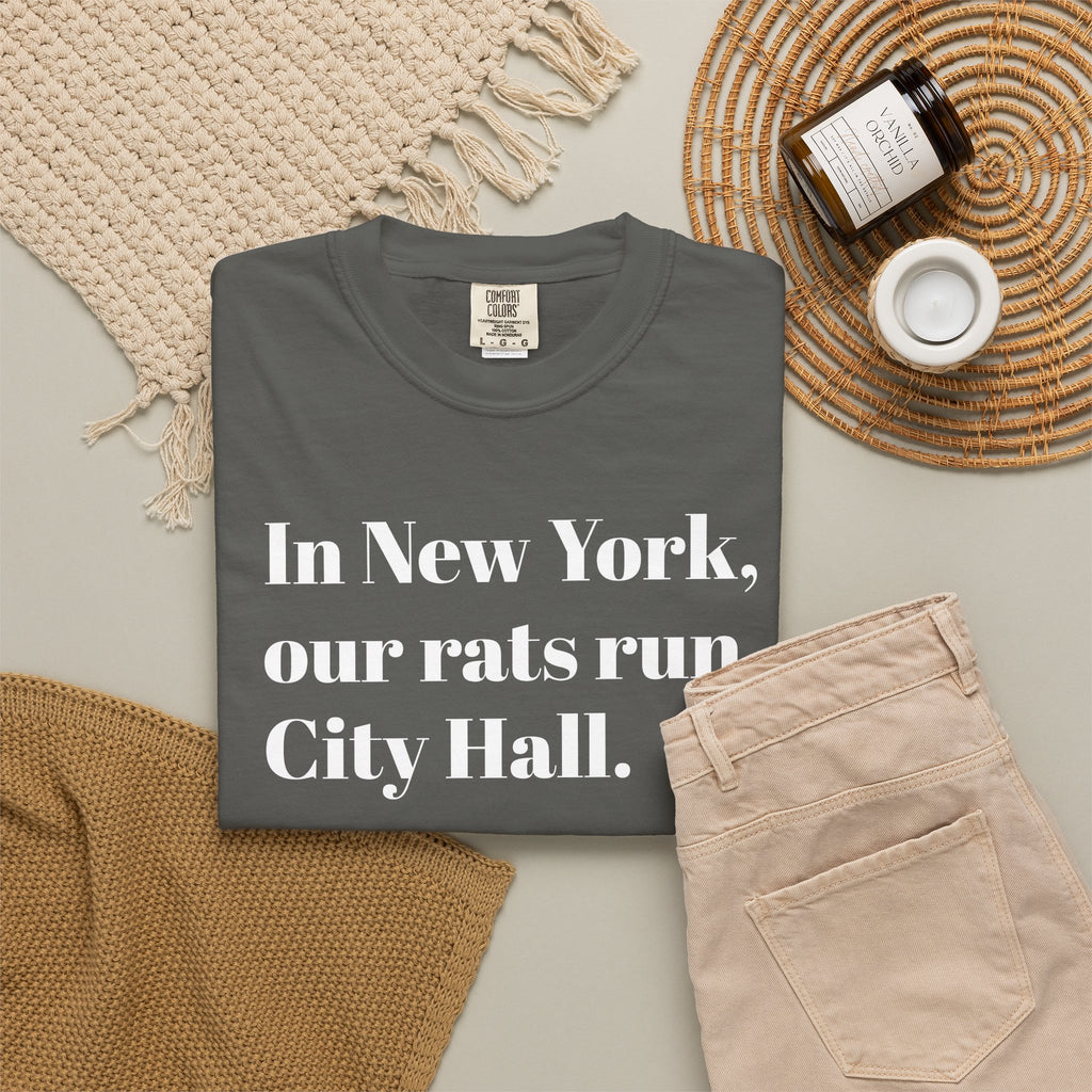 In New York - Our Rats Run - City Hall - Tee Shirt