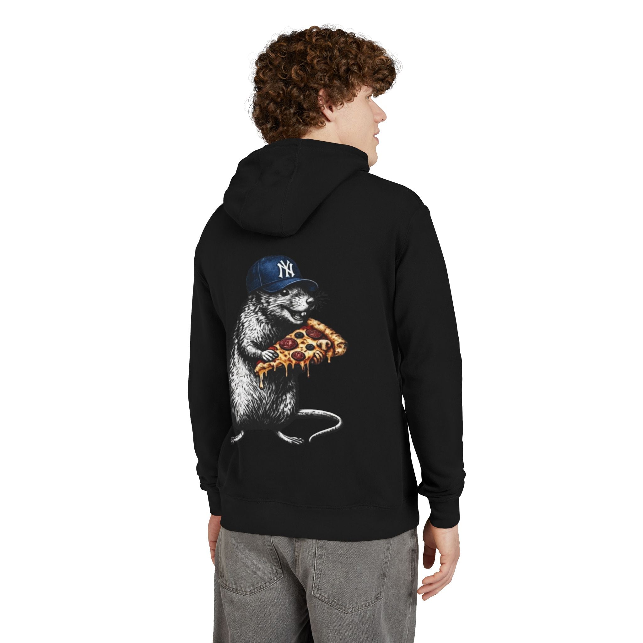 Hoodie — "Where the Rats Eat Better" NYC Pizza Rat Graphic Hoodie
