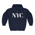 NYC Pizza Rat Zip Hoodie — Pizza Rat Graphic Full-Zip Sweatshirt