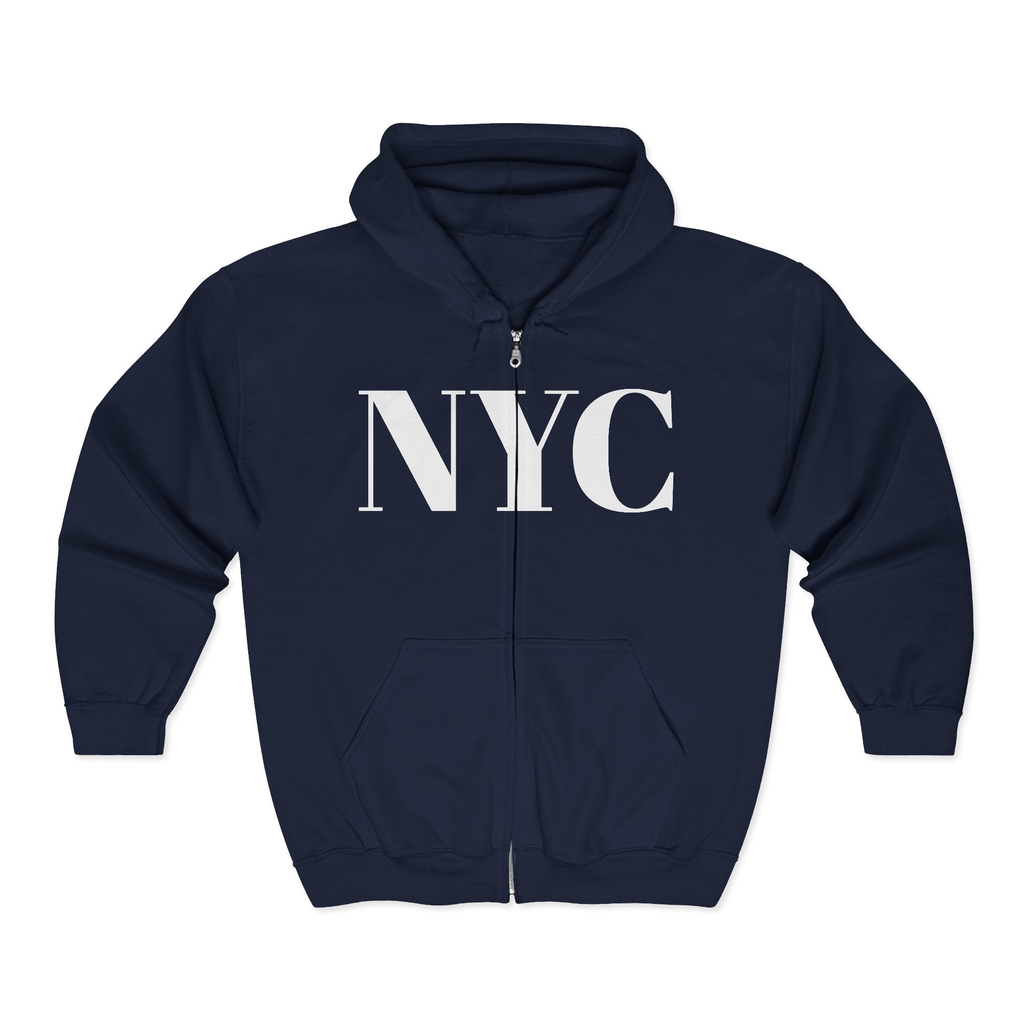 NYC Pizza Rat Zip Hoodie — Pizza Rat Graphic Full-Zip Sweatshirt
