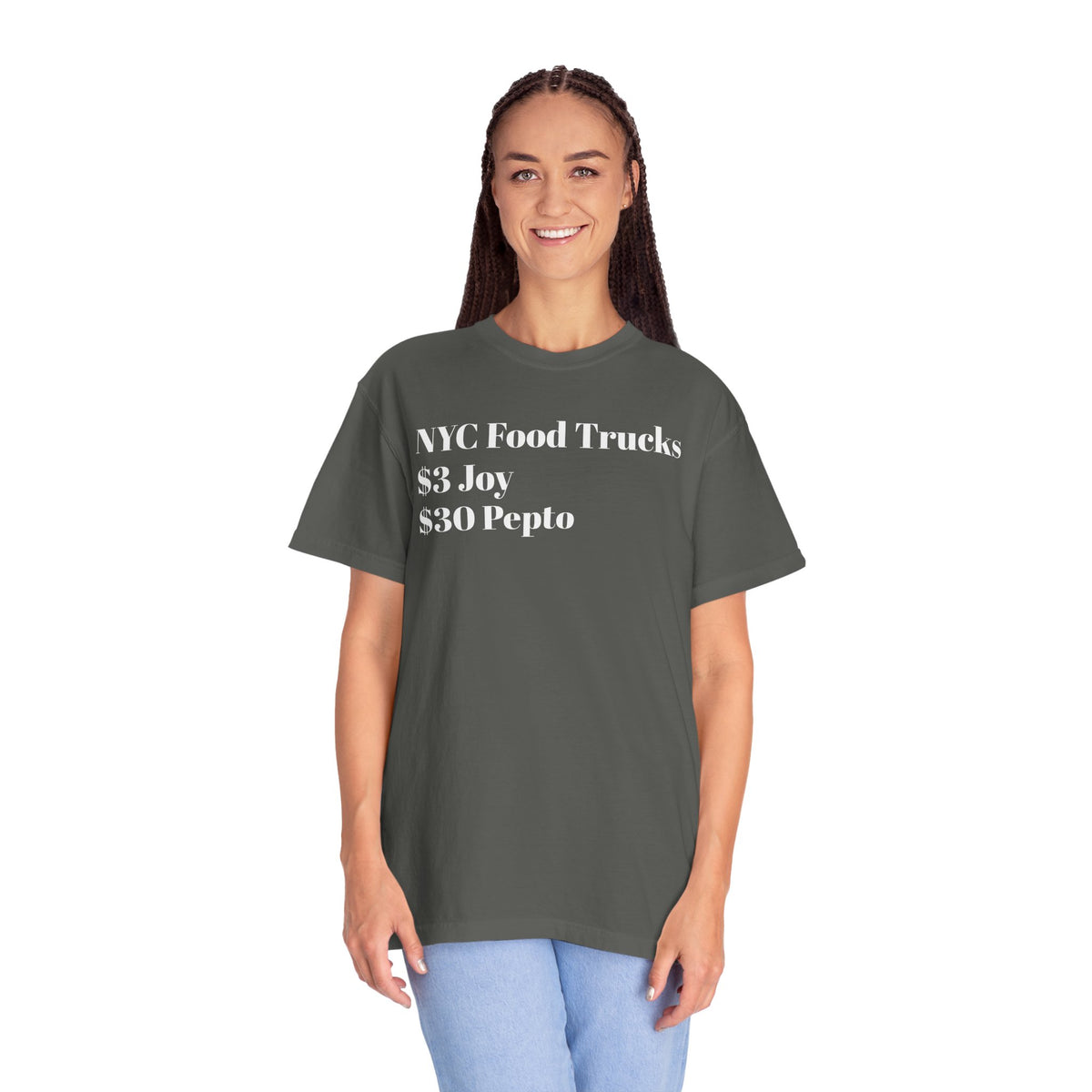 NYC Food Trucks - $3 Joy - $30 Pepto - Tee Shirt