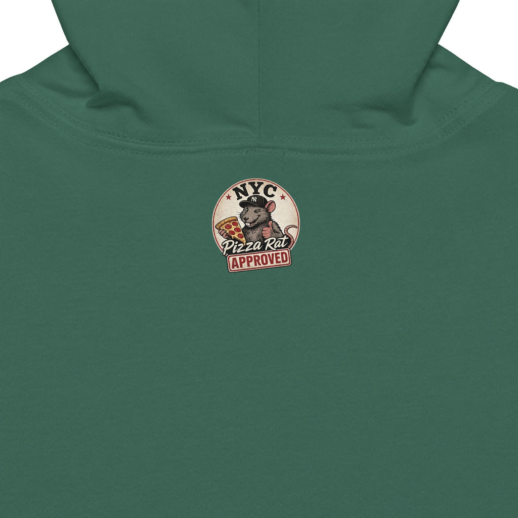 NYC Distressed Zip-Up Hoodie — Vintage New York Graphic Hoodie