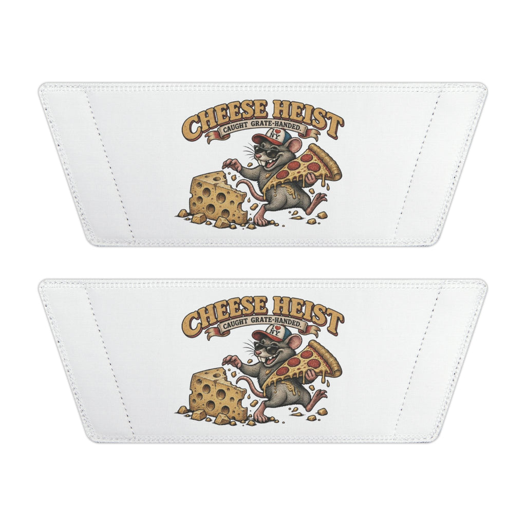 Youth Pizza Rat Slide Sandals — "Cheese First" Graphic Slides for Kids