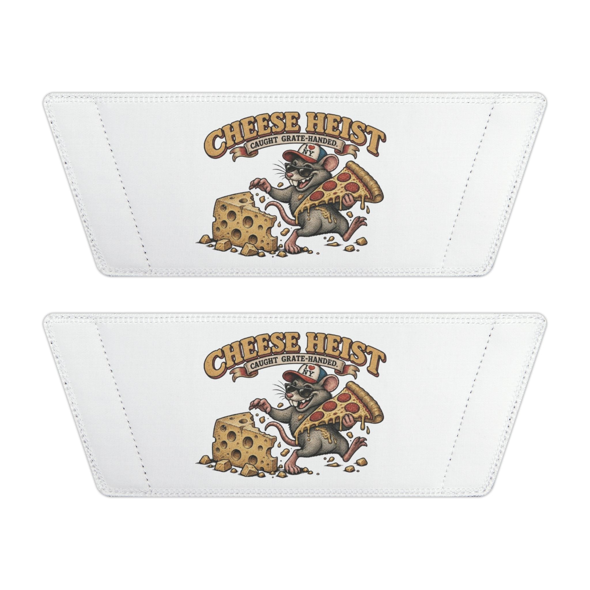 Youth Pizza Rat Slide Sandals — "Cheese First" Graphic Slides for Kids