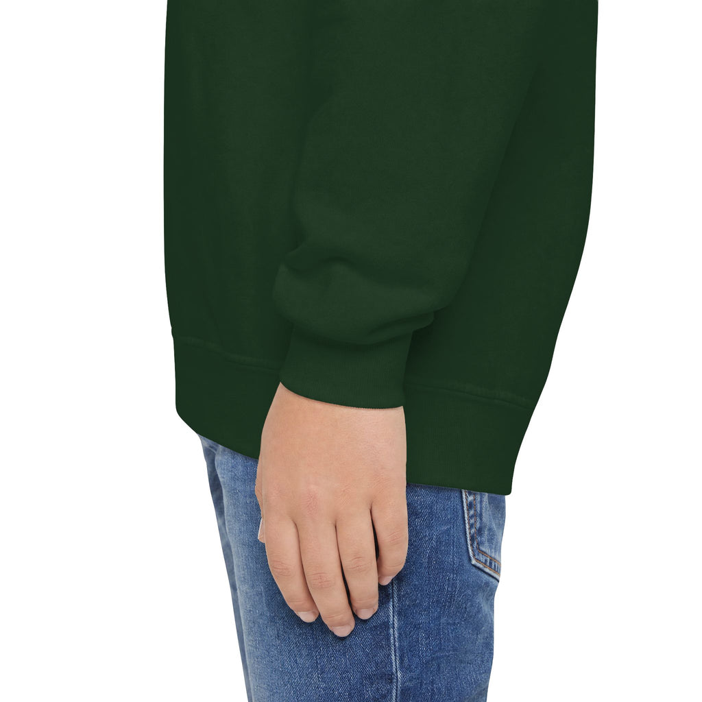 Youth Crewneck Sweatshirt — Vintage Explorer NY Rat Graphic