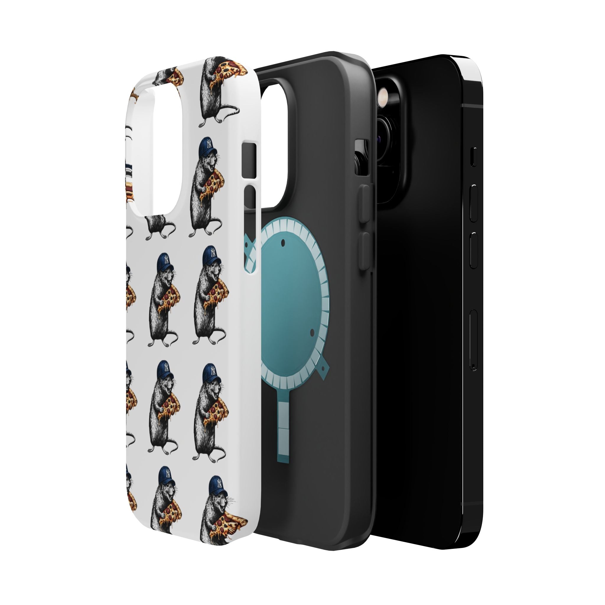 NY Pizza-Loving Rat Magnetic Phone Case