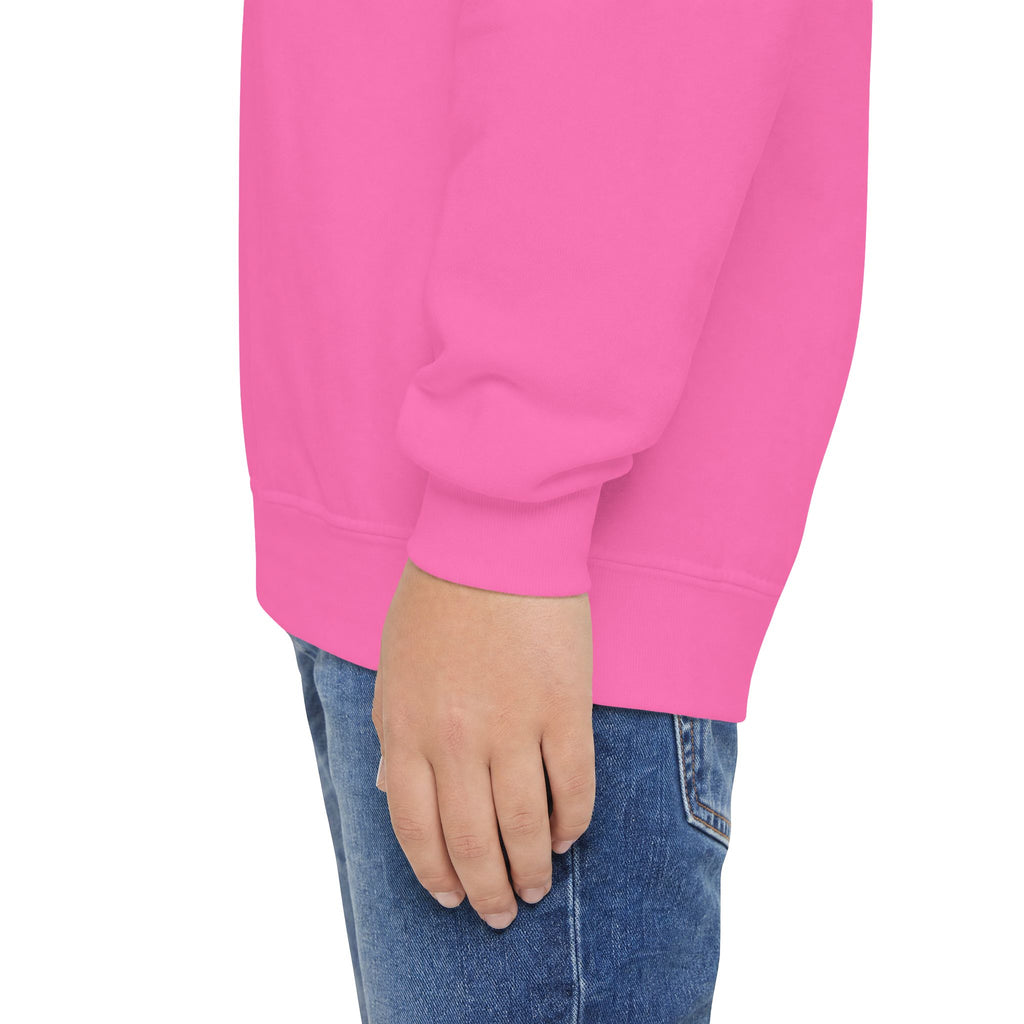 Youth Crewneck Sweatshirt — Vintage Explorer NY Rat Graphic