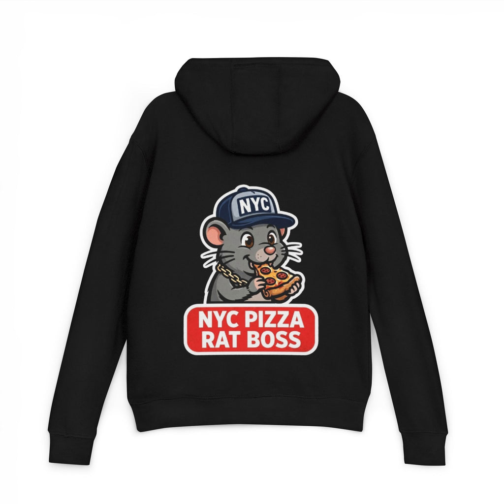 NYC Pizza Rat Boss Hoodie — 'Where the Rats Eat Better.' Graphic Pullover