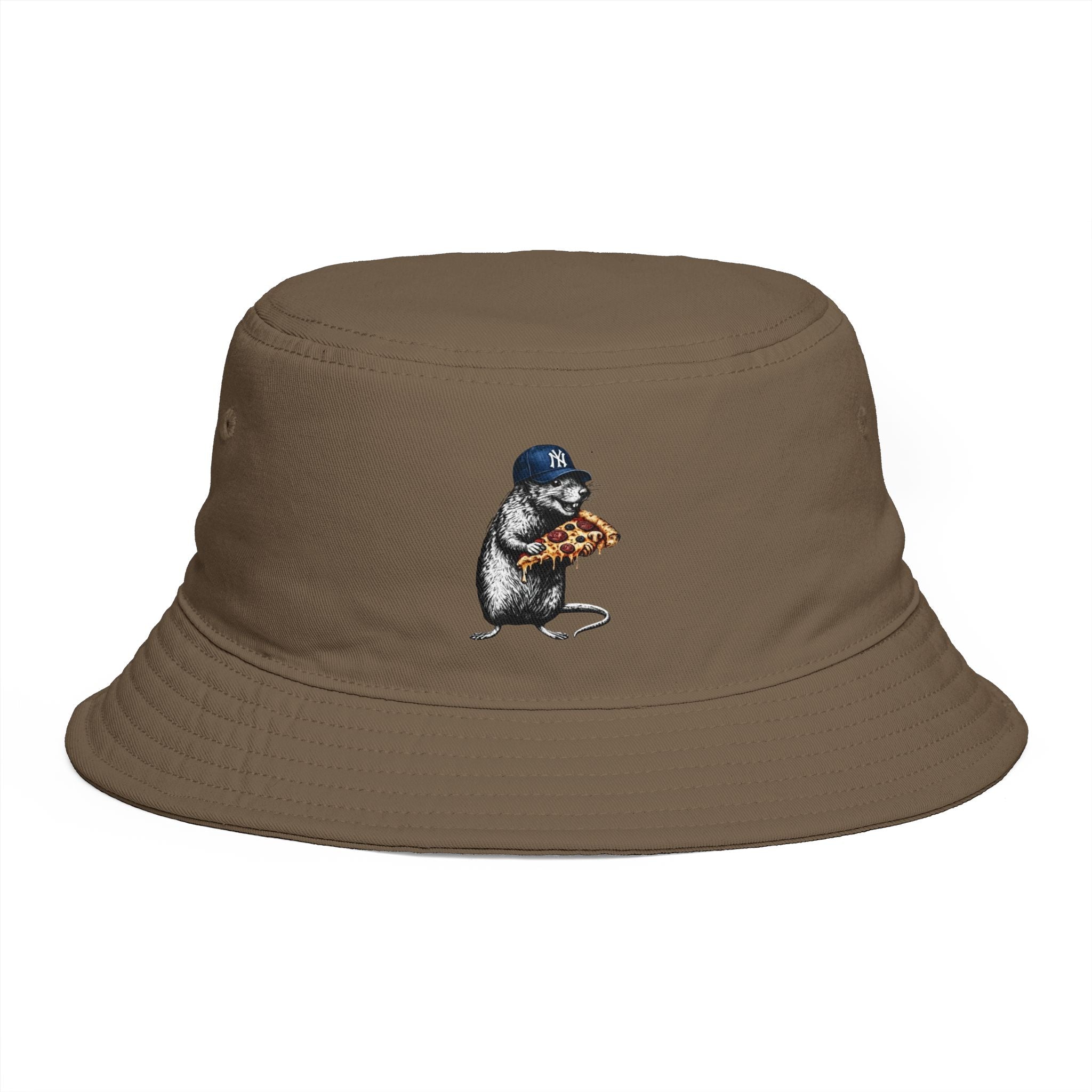 Pizza Rat Bucket Hat - NYC Fashion Pizza Rat