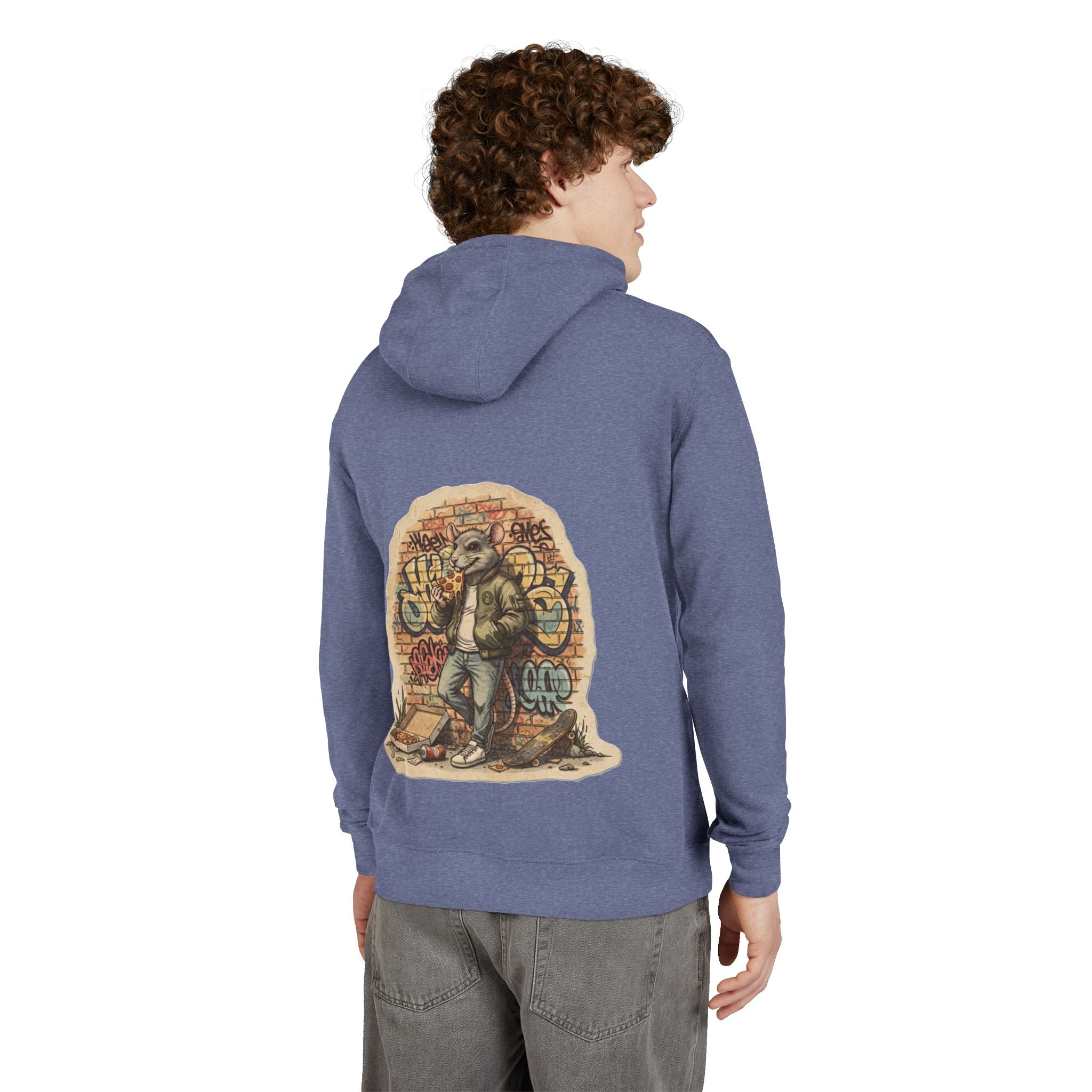 NYC Hoodie “Where the Rats Eat Better” Graphic Pullover