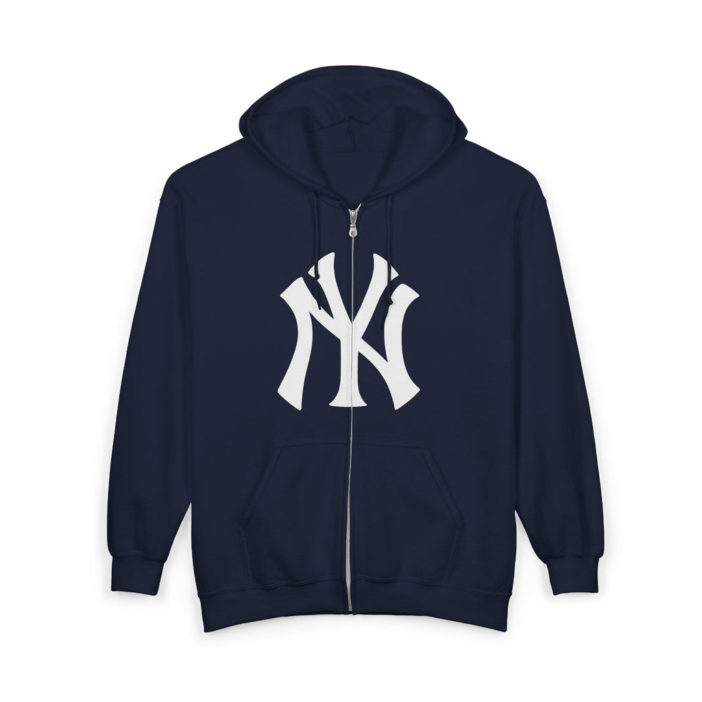 NYC Pizza Rat Zip Hoodie — Pizza Rat Graphic Full-Zip Sweatshirt