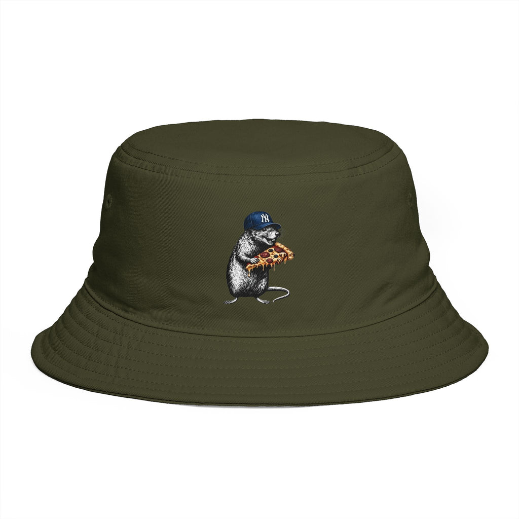Pizza Rat Bucket Hat - NYC Fashion Pizza Rat