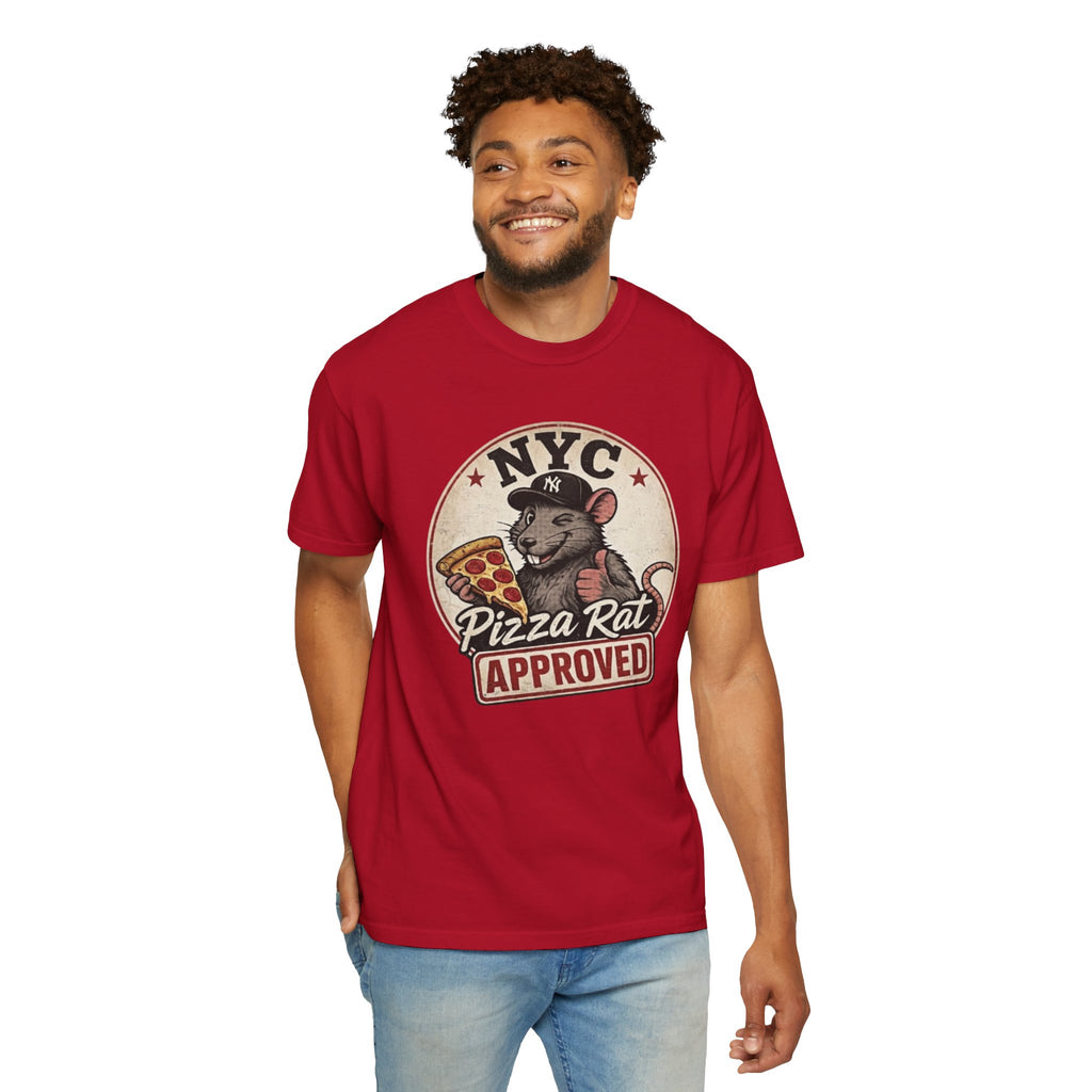 Pizza Rat Approved T-Shirt — NYC Vintage Pizza Lover Tee