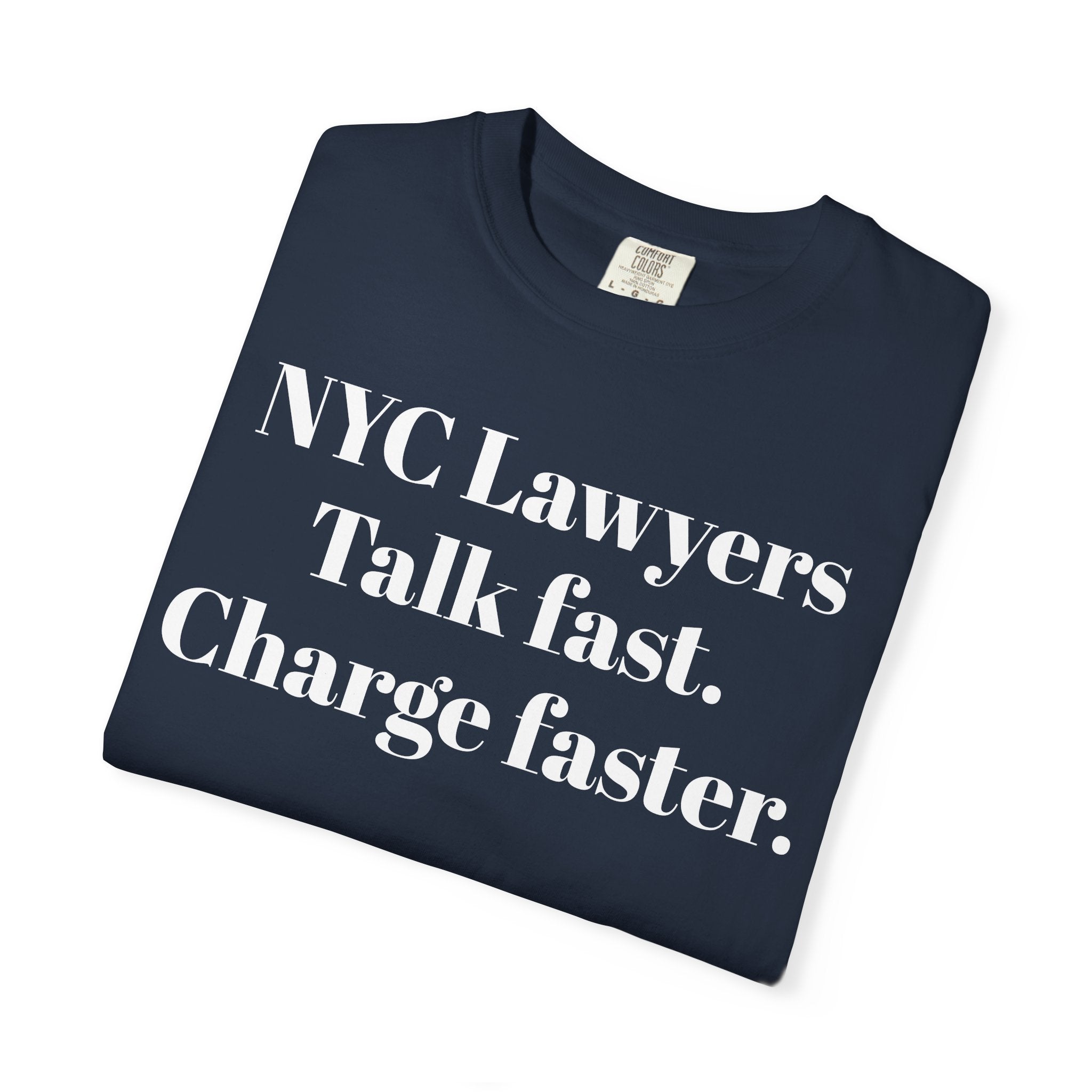 NYC Lawyers. Talk fast. Charge faster.