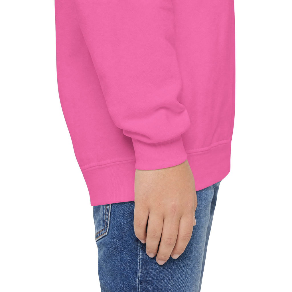 Youth Crewneck Sweatshirt — Vintage Explorer NY Rat Graphic