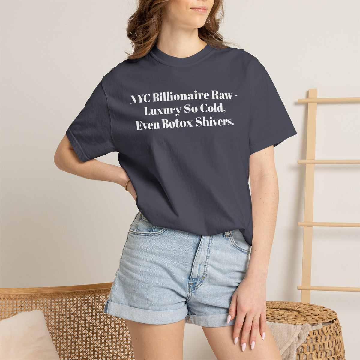 NYC Billionaire Raw Luxury So Cold, Even Botox shivers. Tee Shirt