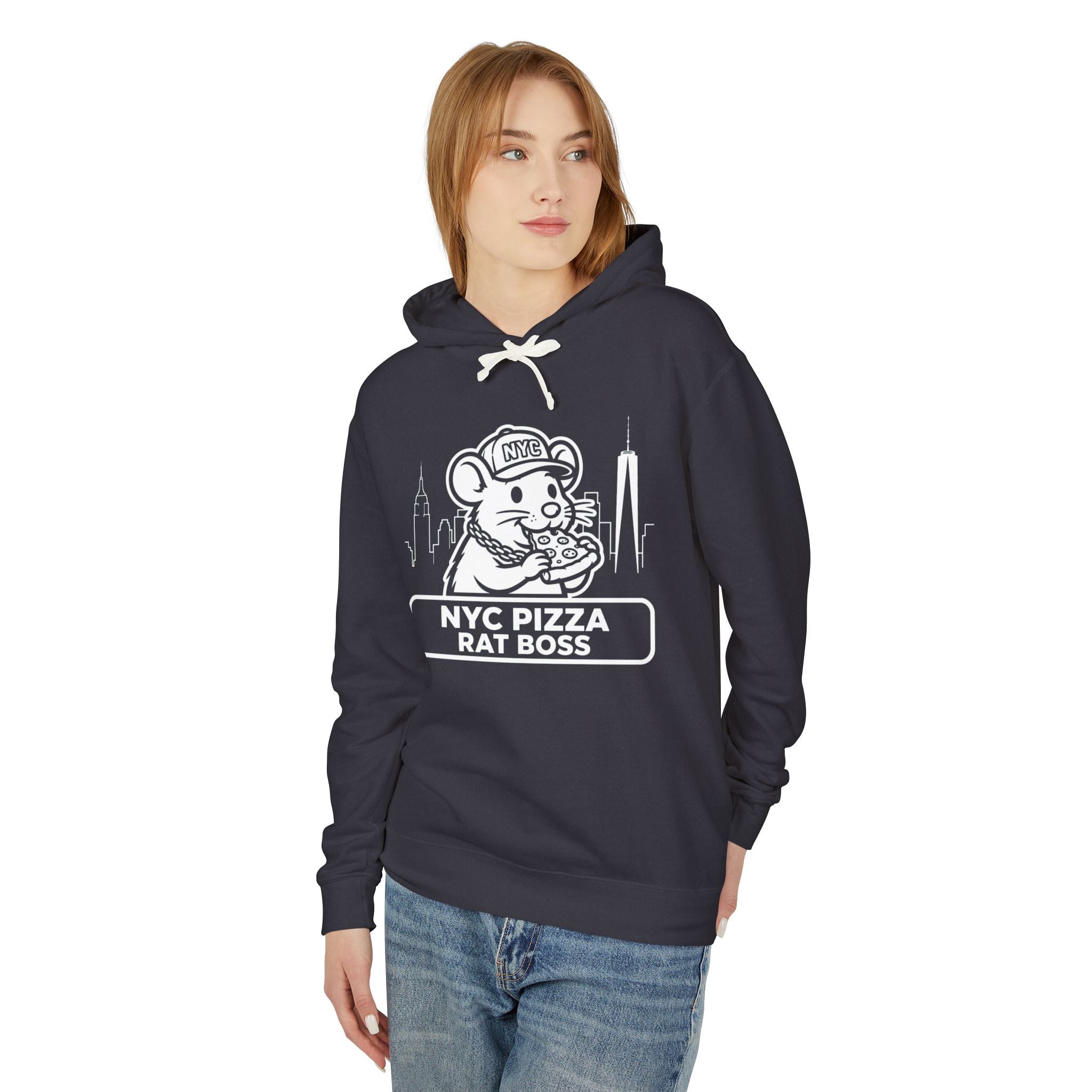 NYC Pizza Rat Boss Hoodie – Funny New York City Streetwear