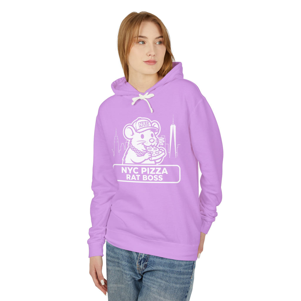 NYC Pizza Rat Boss Hoodie – Funny New York City Streetwear