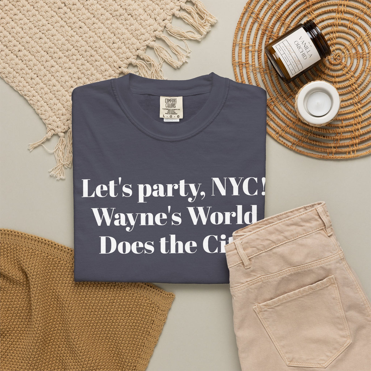 Lets party, NYC! Wayne's World Does the City. Tee Shirt