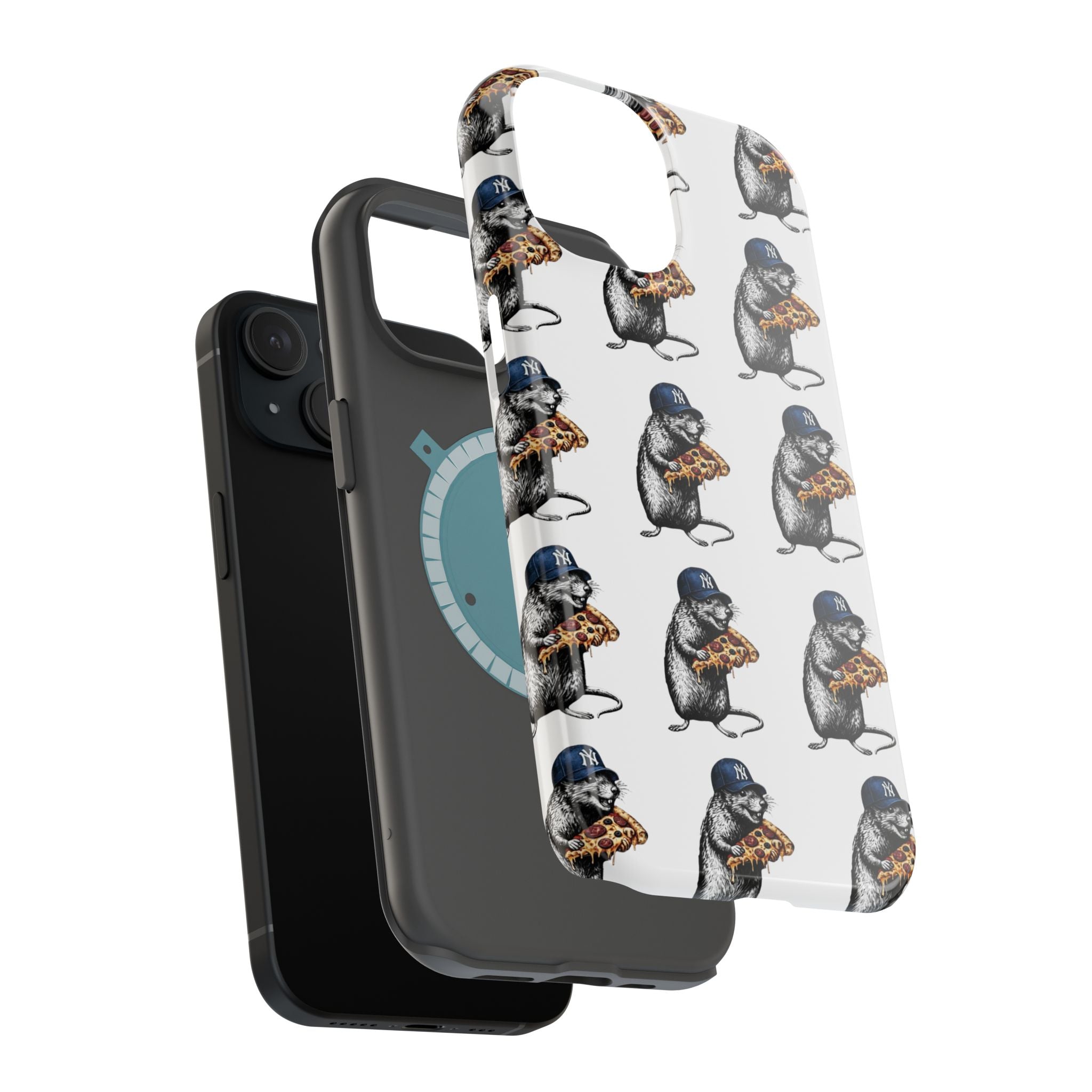 NY Pizza-Loving Rat Magnetic Phone Case