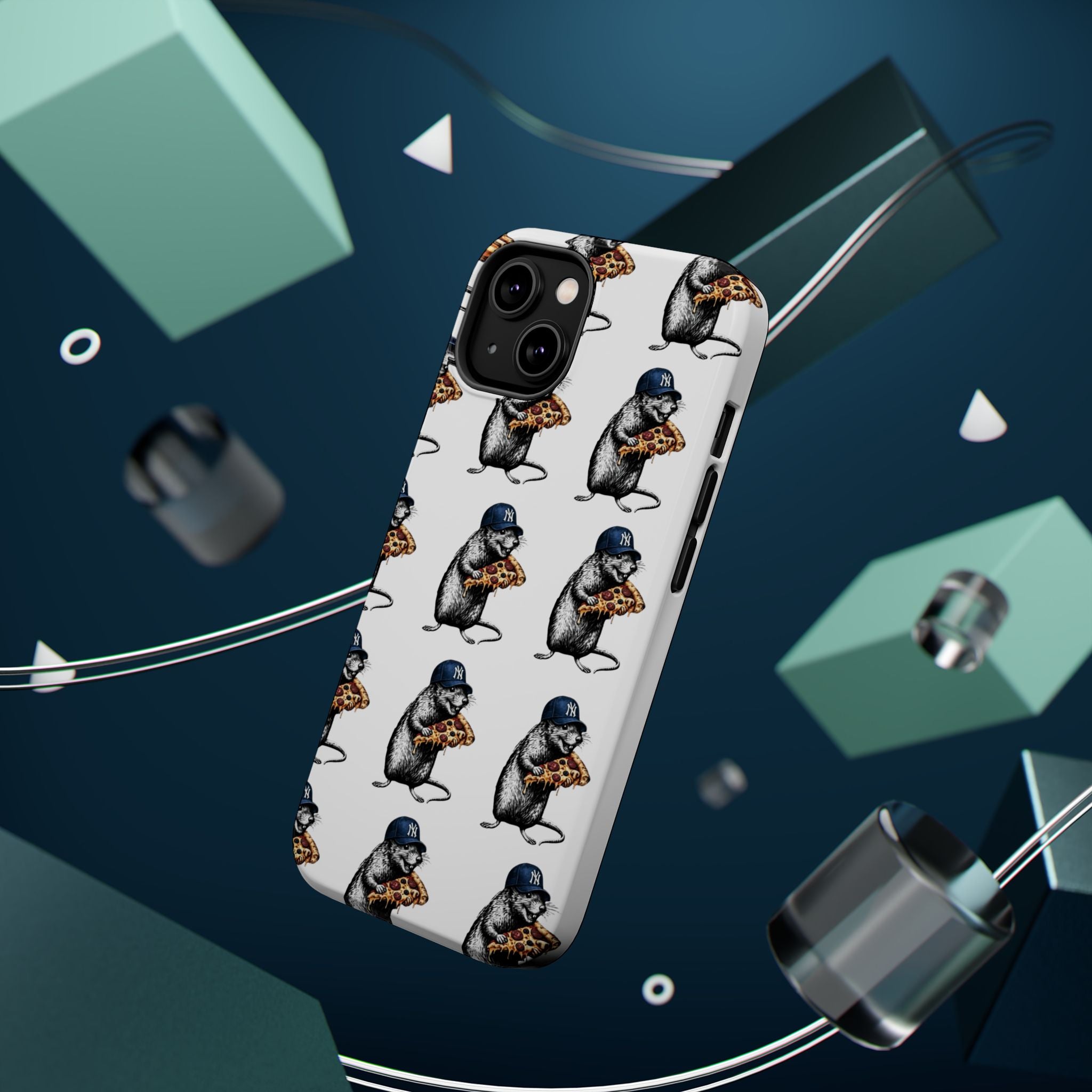 NY Pizza-Loving Rat Magnetic Phone Case