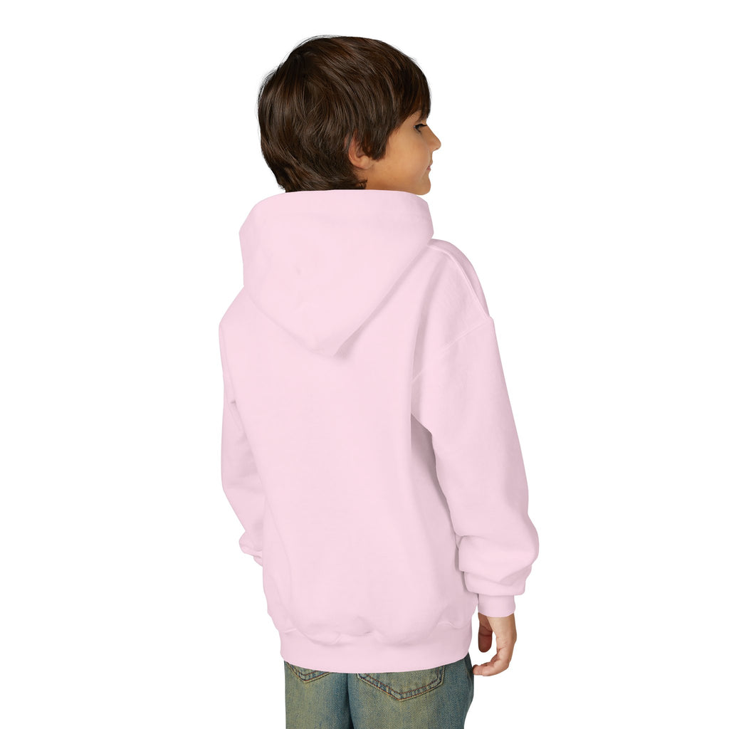 Youth Hoodie - "Cheese Heist" Cartoon Mouse & Pizza Graphic