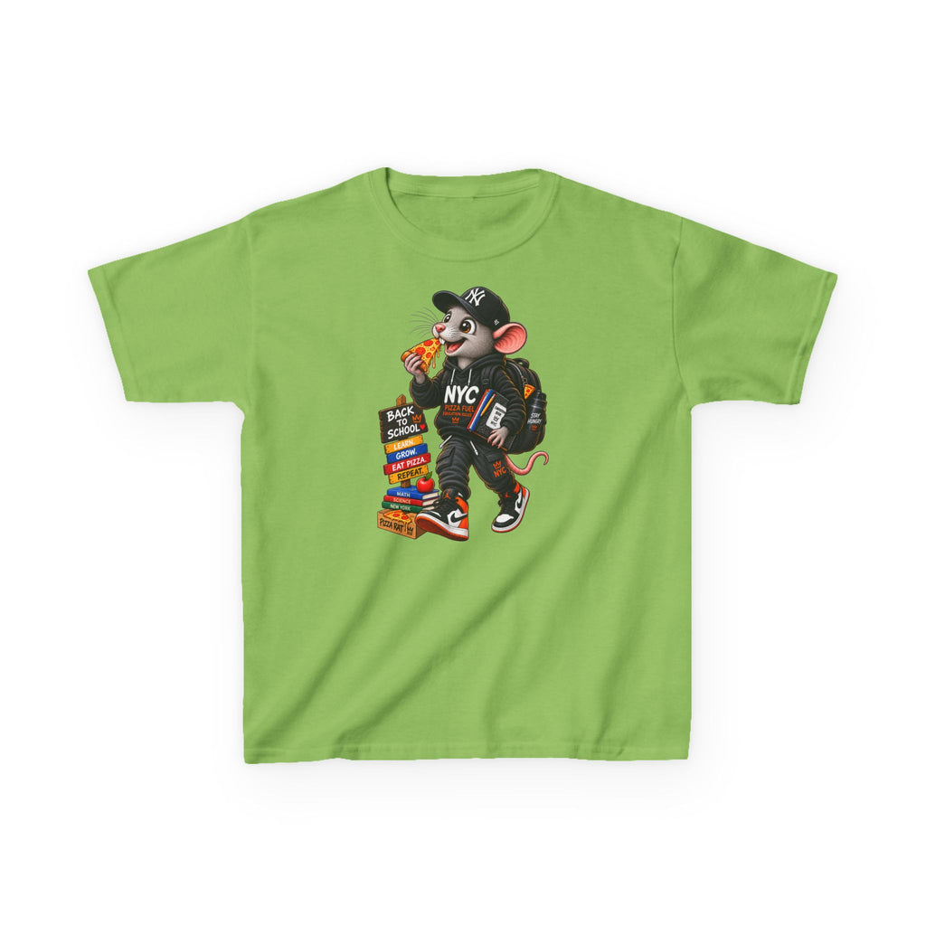 NY Teen Pizza Rat Back To School - Kids Tee