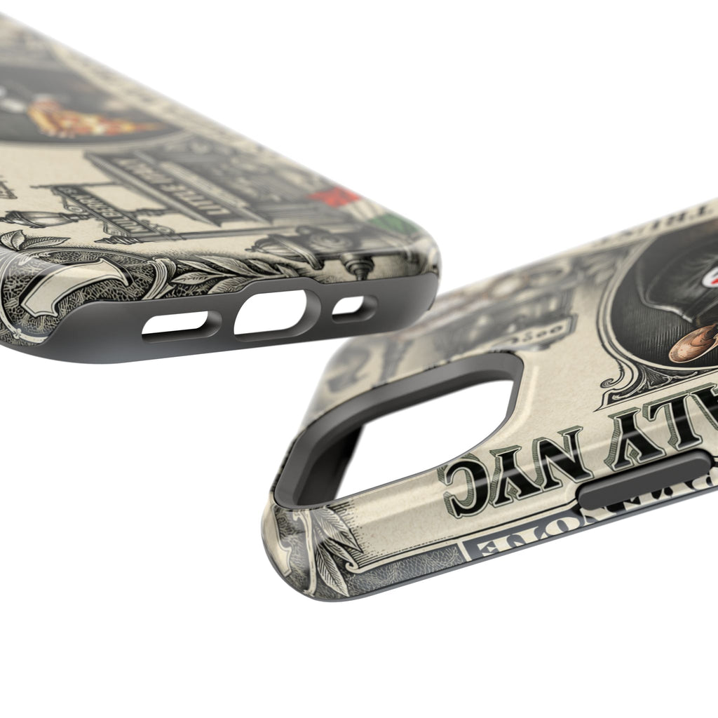 Little Italy NY Phone Case — 'In Pizza We Trust' Italy Rat Art Magnetic Impact-Resistant Case