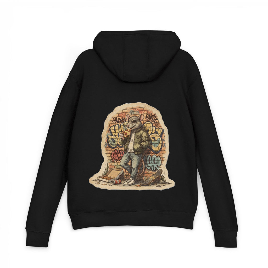 NYC Hoodie “Where the Rats Eat Better” Graphic Pullover
