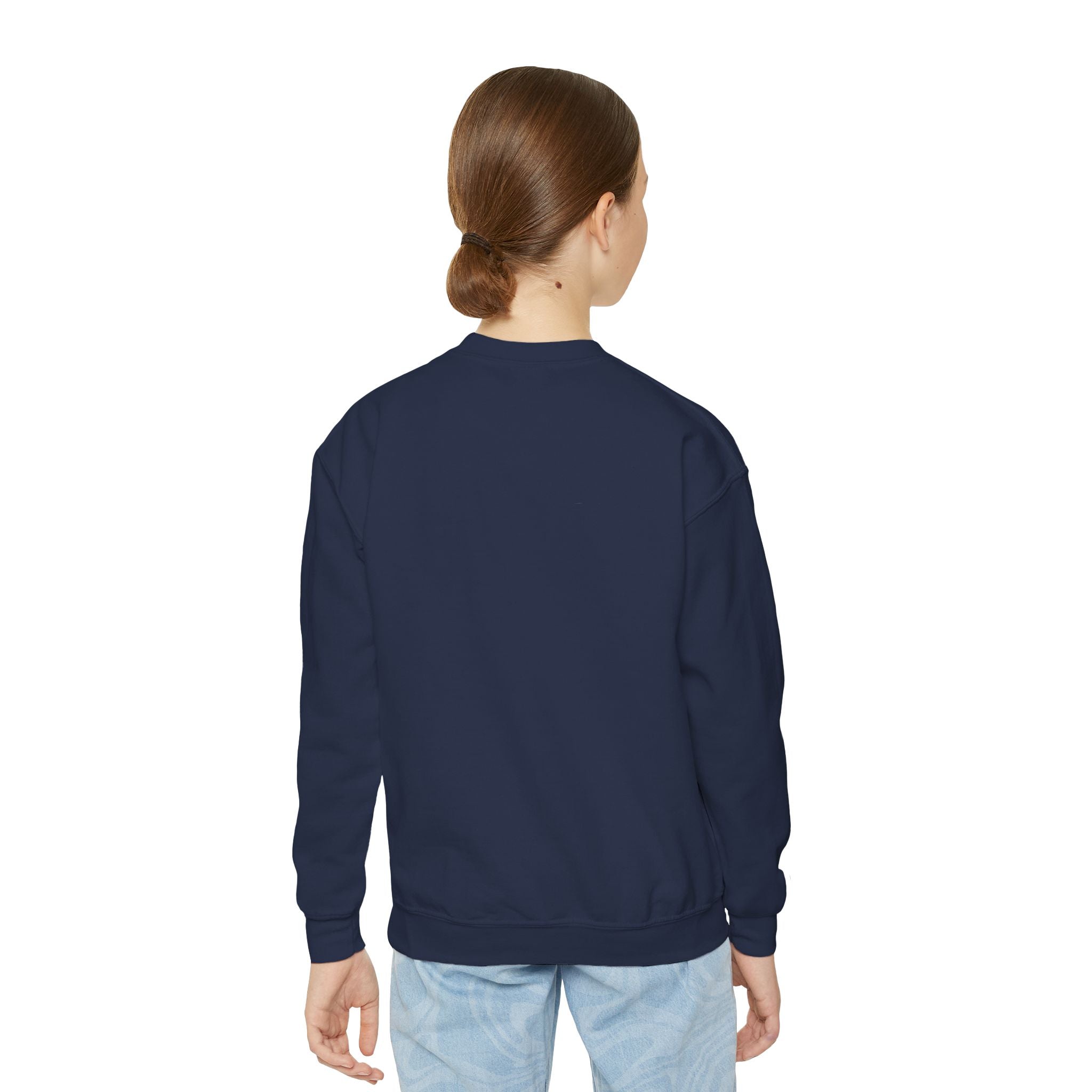 Youth Crewneck Sweatshirt — Vintage Explorer NY Rat Graphic