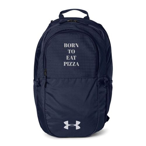 Embroidered 'Born to Eat Pizza' Backpack - Under Armour