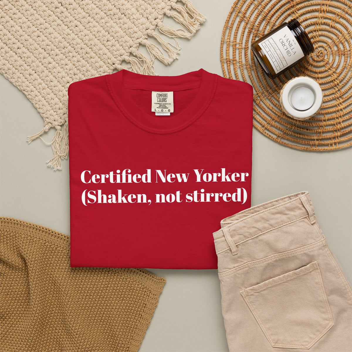 Certified New Yorker - (Shaken, not stirred) - Tee Shirt