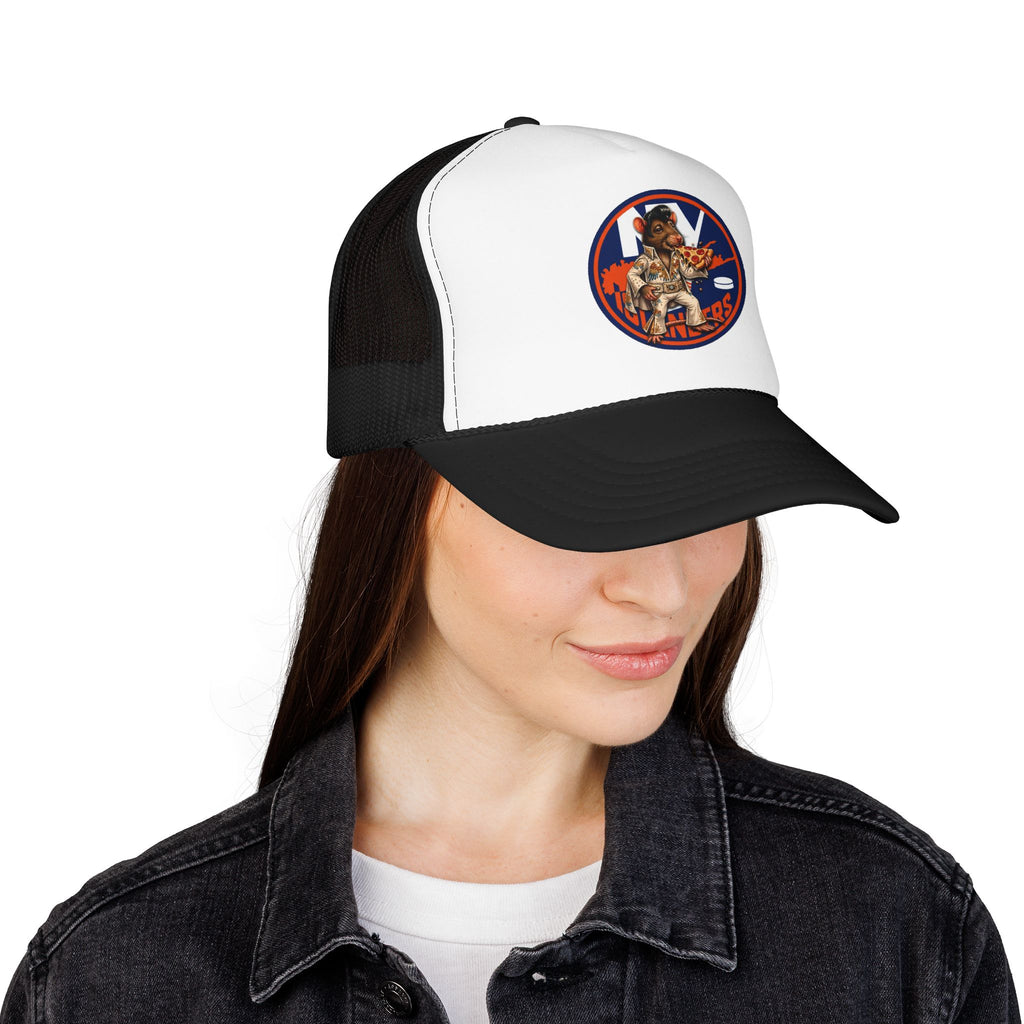 Vintage Island Monsters Trucker Hat - Retro Surf Creature Foam Cap