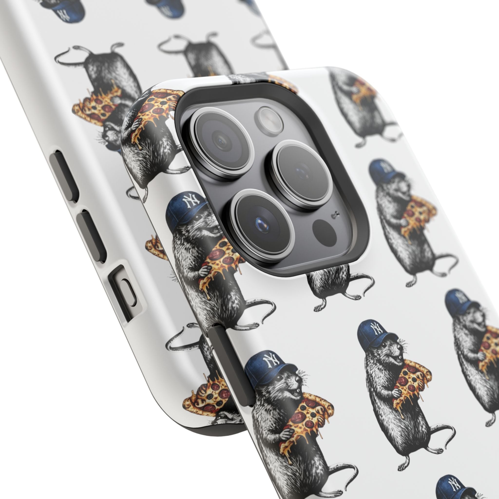 NY Pizza-Loving Rat Magnetic Phone Case